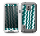 The Green & White Wavy Squares Skin for the Samsung Galaxy S5 frē LifeProof Case