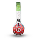 The Green, White and Red Flag Wood Skin for the Beats by Dre Mixr Headphones