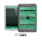 The Green Wide Wood Planks Skin for the Apple iPad Mini LifeProof Case