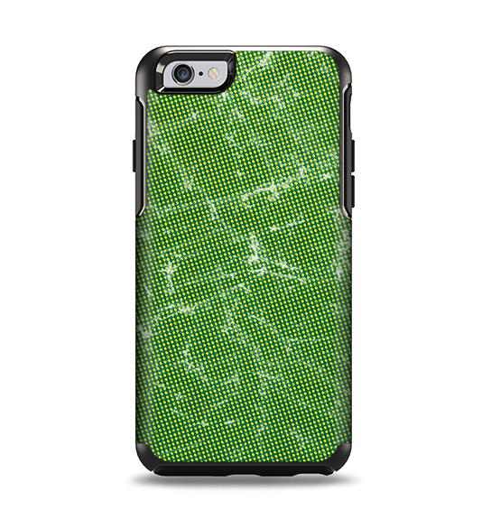 The Green & Yellow Mesh Apple iPhone 6 Otterbox Symmetry Case Skin Set