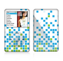 The Green and Blue Mosaic Pattern Skin For The Apple iPod Classic