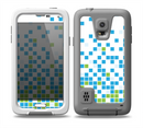 The Green and Blue Mosaic Pattern Skin Samsung Galaxy S5 frē LifeProof Case