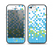 The Green and Blue Mosaic Pattern Skin Set for the iPhone 5-5s Skech Glow Case