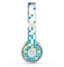 The Green and Blue Mosaic Pattern Skin for the Beats by Dre Solo 2 Headphones