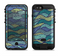 The Green and Blue Stain Glass Apple iPhone 6/6s LifeProof Fre POWER Case Skin Set
