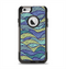 The Green and Blue Stain Glass Apple iPhone 6 Otterbox Commuter Case Skin Set