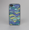 The Green and Blue Stain Glass Skin-Sert for the Apple iPhone 4-4s Skin-Sert Case