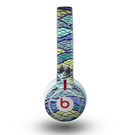 The Green and Blue Stain Glass Skin for the Beats by Dre Mixr Headphones