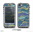 The Green and Blue Stain Glass Skin for the iPhone 5c nüüd LifeProof Case