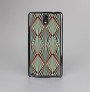 The Green and Brown Diamond Pattern Skin-Sert Case for the Samsung Galaxy Note 3