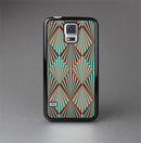 The Green and Brown Diamond Pattern Skin-Sert Case for the Samsung Galaxy S5