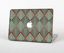 The Green and Brown Diamond Pattern Skin for the Apple MacBook Pro 13"  (A1278)