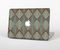 The Green and Brown Diamond Pattern Skin for the Apple MacBook Pro Retina 15"
