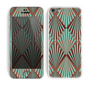 The Green and Brown Diamond Pattern Skin for the Apple iPhone 5c