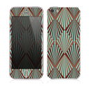 The Green and Brown Diamond Pattern Skin for the Apple iPhone 5s