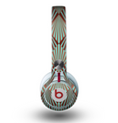 The Green and Brown Diamond Pattern Skin for the Beats by Dre Mixr Headphones