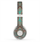 The Green and Brown Diamond Pattern Skin for the Beats by Dre Solo 2 Headphones