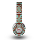 The Green and Brown Diamond Pattern Skin for the Original Beats by Dre Wireless Headphones