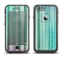 The Green and Purple Dyed Textile Apple iPhone 6/6s LifeProof Fre Case Skin Set