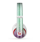 The Green and Purple Dyed Textile Skin for the Beats by Dre Studio (2013+ Version) Headphones