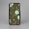 The Green and Subtle Blue Floral Pattern Skin-Sert Case for the Apple iPhone 6 Plus