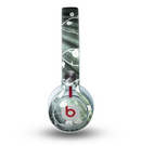 The Green and White Light Arrays with Glowing Vines Skin for the Beats by Dre Mixr Headphones