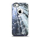 The Green and White Light Arrays with Glowing Vines Skin for the iPhone 5c OtterBox Commuter Case