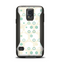 The Green and Yellow Layered Vintage Hexagons Samsung Galaxy S5 Otterbox Commuter Case Skin Set