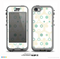 The Green and Yellow Layered Vintage Hexagons Skin for the iPhone 5c nüüd LifeProof Case