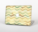 The Green and Yellow Wave Pattern v3 Skin for the Apple MacBook Pro 13"  (A1278)