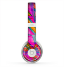 The Grunge Abstract Pink Painted Shapes Skin for the Beats by Dre Solo 2 Headphones