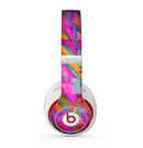 The Grunge Abstract Pink Painted Shapes Skin for the Beats by Dre Studio (2013+ Version) Headphones