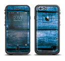 The Grunge Blue Wood Planks Apple iPhone 6/6s LifeProof Fre Case Skin Set