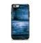 The Grunge Blue Wood Planks Apple iPhone 6 Otterbox Symmetry Case Skin Set