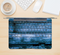 The Grunge Blue Wood Planks Skin Kit for the 12" Apple MacBook (A1534)
