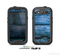 The Grunge Blue Wood Planks Skin For The Samsung Galaxy S3 LifeProof Case
