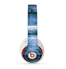 The Grunge Blue Wood Planks Skin for the Beats by Dre Studio (2013+ Version) Headphones