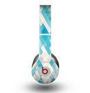 The Grunge Blue and Yellow Diamonds Panel Skin for the Beats by Dre Original Solo-Solo HD Headphones