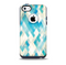 The Grunge Blue and Yellow Diamonds Panel Skin for the iPhone 5c OtterBox Commuter Case