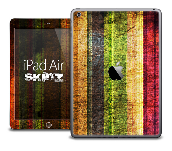 The Grunge Color Wood Skin for the iPad Air