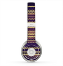 The Grunge Blue Wood Planks Skin for the Beats by Dre Solo 2 Headphones