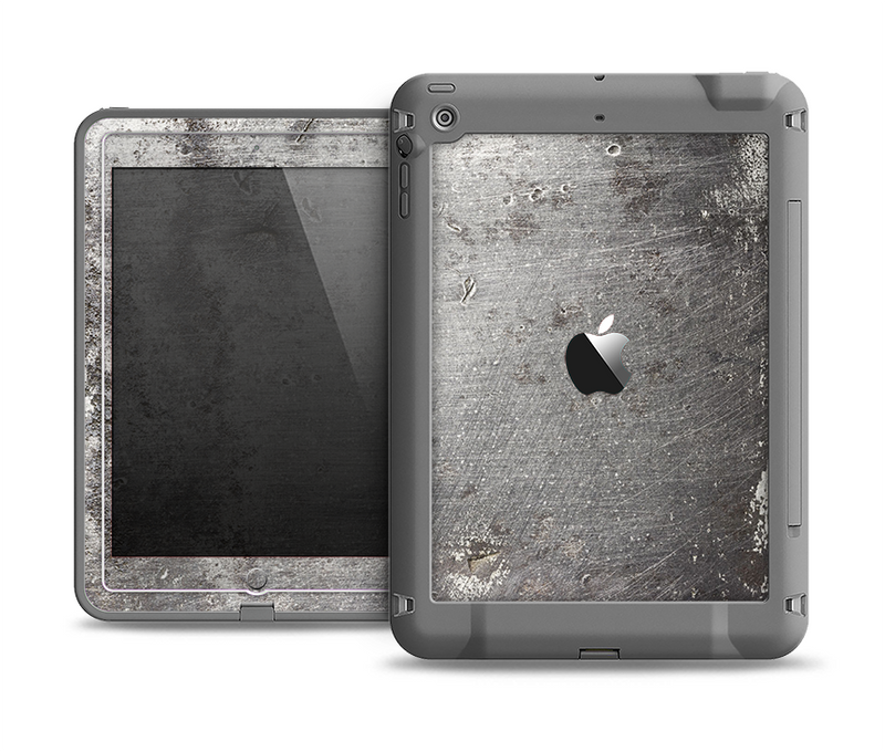The Grunge Gray Surface Apple iPad Air LifeProof Fre Case Skin Set