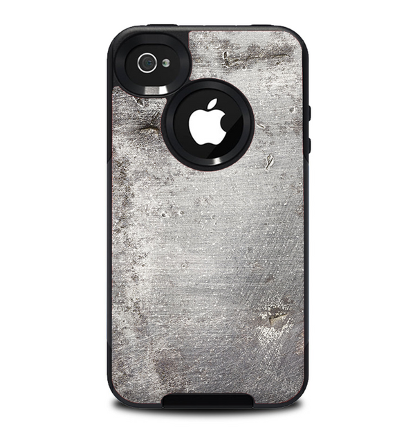 The Grunge Gray Surface Skin for the iPhone 4-4s OtterBox Commuter Case
