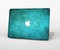 The Grunge Green Textured Surface Skin Set for the Apple MacBook Pro 15" with Retina Display