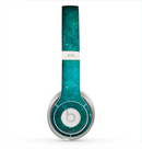 The Grunge Green Textured Surface Skin for the Beats by Dre Solo 2 Headphones