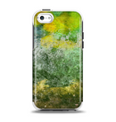 The Grunge Green & Yellow Surface Apple iPhone 5c Otterbox Symmetry Case Skin Set
