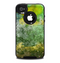 The Grunge Green & Yellow Surface Skin for the iPhone 4-4s OtterBox Commuter Case