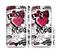 The Grunge Love Rocks Sectioned Skin Series for the Apple iPhone 6 Plus