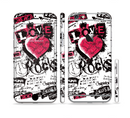The Grunge Love Rocks Sectioned Skin Series for the Apple iPhone 6s Plus
