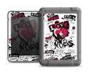 The Grunge Love Rocks Apple iPad Air LifeProof Fre Case Skin Set